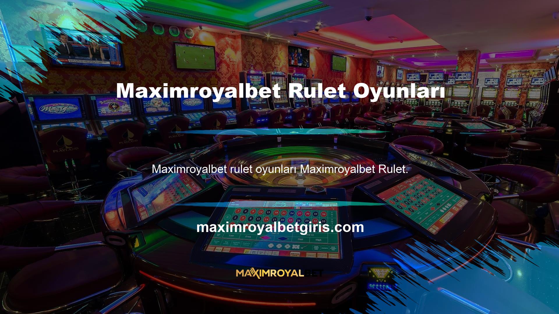 Maximroyalbet Rulet Maximroyalbet Rulet, uzun yıllar dünyanın farklı ülkelerinde ve bölgelerinde oynanan bir casino oyunudur